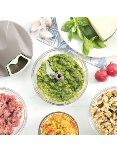 Mini-Hachoir Manuel avec Cordon Spinop InnovaGoods 2