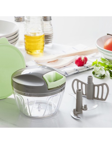 Mini-Hachoir Manuel avec Cordon Spinop InnovaGoods