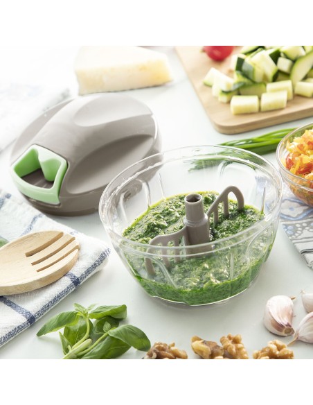 Mini-Hachoir Manuel avec Cordon Spinop InnovaGoods
