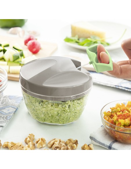 Mini-Hachoir Manuel avec Cordon Spinop InnovaGoods