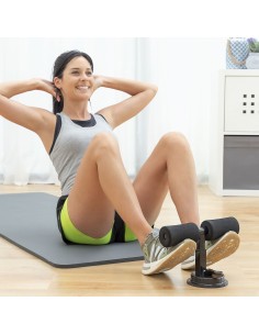 Barre de Maintien pour Abdominaux avec Fixation Ventouse et Guide d’Exercices CoreUp InnovaGoods