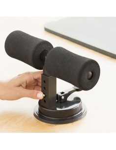 Barre de Maintien pour Abdominaux avec Fixation Ventouse et Guide d’Exercices CoreUp InnovaGoods 2