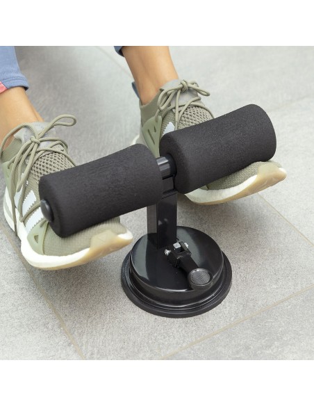 Barre de Maintien pour Abdominaux avec Fixation Ventouse et Guide d’Exercices CoreUp InnovaGoods