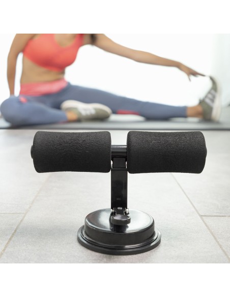 Barre de Maintien pour Abdominaux avec Fixation Ventouse et Guide d’Exercices CoreUp InnovaGoods