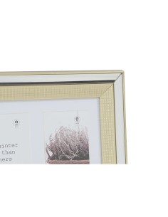 Cadre photo DKD Home Decor Verre polystyrène Doré Argenté Traditionnel 47 x 2 x 29 cm (2 Unités) 2