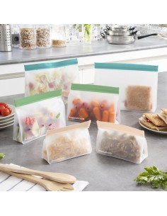 Set de Sacs Réutilisables Hermétiques Zags InnovaGoods 6 Unités