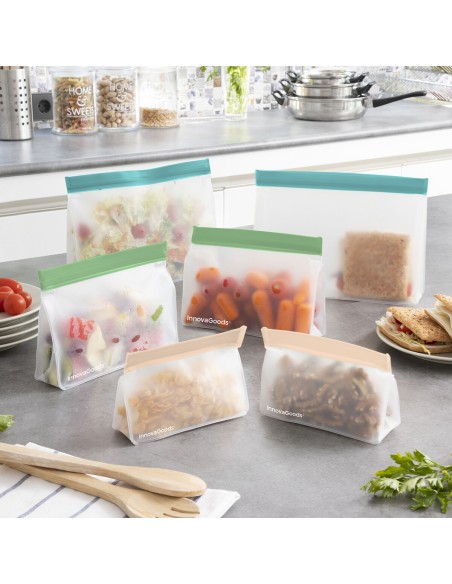 Set de Sacs Réutilisables Hermétiques Zags InnovaGoods 6 Unités