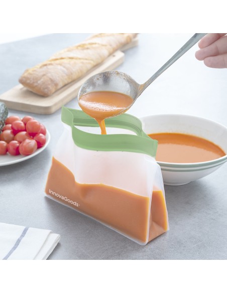 Set de Sacs Réutilisables Hermétiques Zags InnovaGoods 6 Unités