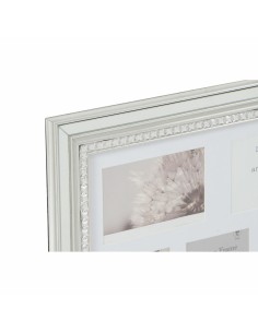 Cadre photo DKD Home Decor Luxury 46,5 x 2 x 40 cm Verre Argenté Doré polystyrène Traditionnel (2 Unités) 2