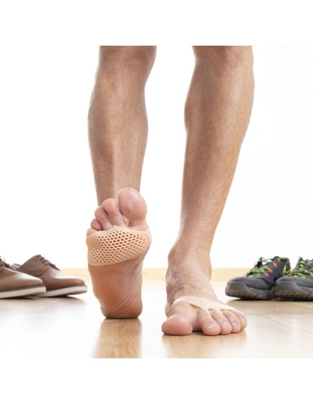Coussins Métatarsiens en Gel de Silicone SilStep InnovaGoods 2 Unités