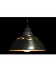 Suspension DKD Home Decor Marron Doré Fer Bois de manguier 50 W 43 x 43 x 31 cm 2