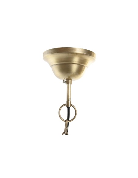 Suspension DKD Home Decor Marron Doré Fer Bois de manguier 50 W 43 x 43 x 31 cm