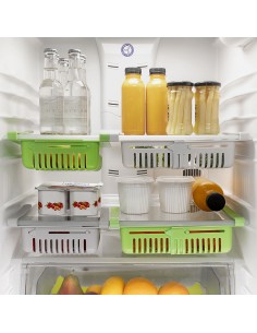 Rangement Réglable pour Réfrigérateur Friwer InnovaGoods 2 Unités 2