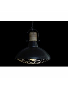 Suspension DKD Home Decor 52 x 52 x 57 cm Noir Marron Fer Bois de manguier 50 W 2