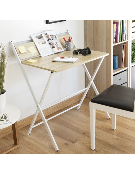 Bureau Pliable avec Étagère Tablezy InnovaGoods