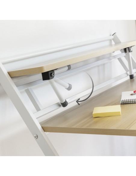 Bureau Pliable avec Étagère Tablezy InnovaGoods