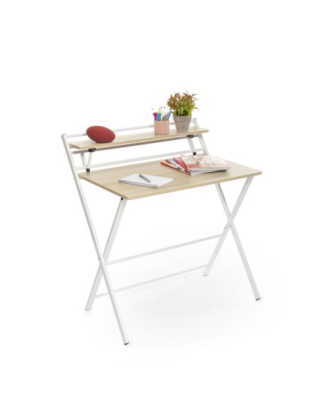 Bureau Pliable avec Étagère Tablezy InnovaGoods