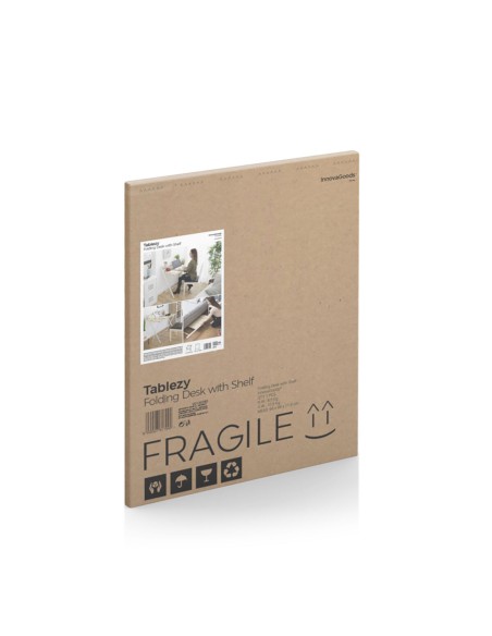 Bureau Pliable avec Étagère Tablezy InnovaGoods