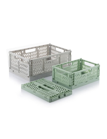 Ensemble de 3 Boîtes de Rangement Pliantes et Empilables Boxtor InnovaGoods