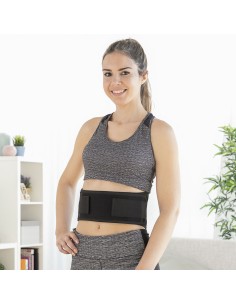 Bande Thermique Correctrice avec Aimants en Tourmaline Tourmabelt InnovaGoods 2