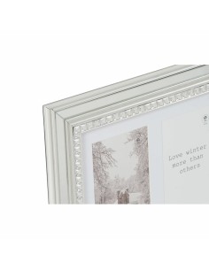 Cadre photo DKD Home Decor Luxury Doré Argenté Verre polystyrène Traditionnel 46,5 x 2 x 28,5 cm (2 Unités) 2