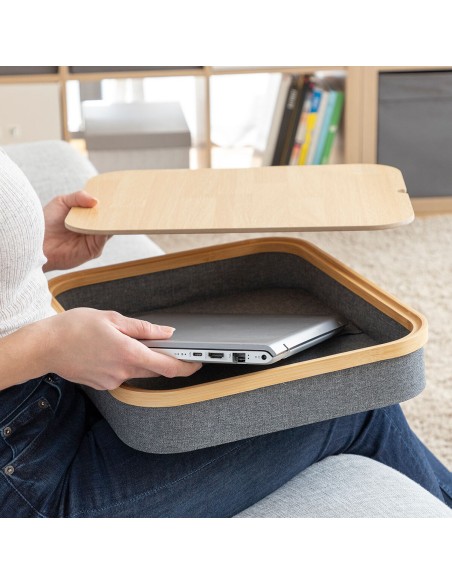 Bureau Portatif avec Plateau de Rangement Larage InnovaGoods