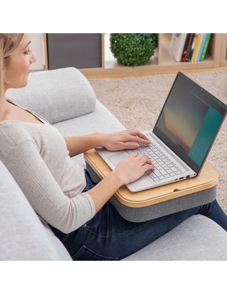 Bureau Portatif avec Plateau de Rangement Larage InnovaGoods