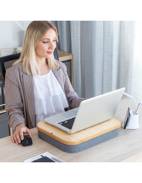 Bureau Portatif avec Plateau de Rangement Larage InnovaGoods