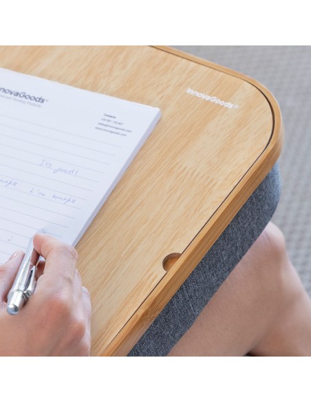 Bureau Portatif avec Plateau de Rangement Larage InnovaGoods