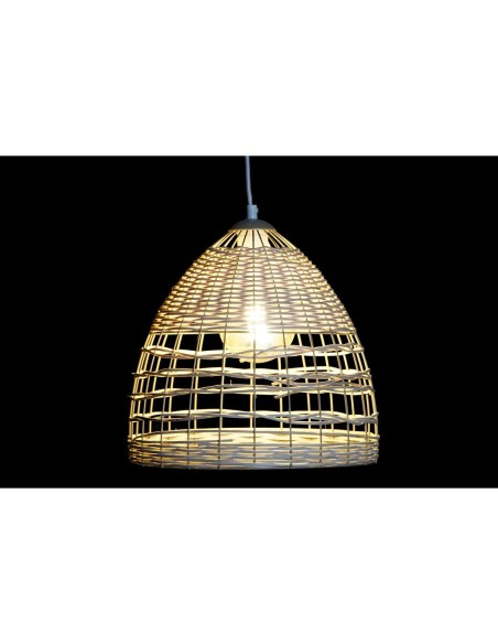 Suspension DKD Home Decor Blanc 50 W (30 x 30 x 30 cm)