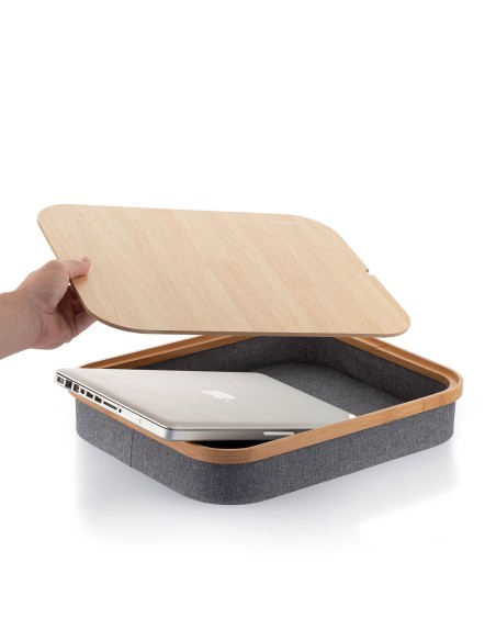 Bureau Portatif avec Plateau de Rangement Larage InnovaGoods