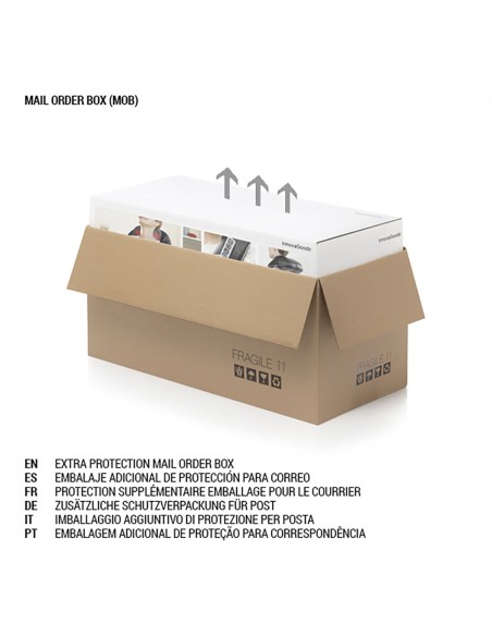 Bureau Portatif avec Plateau de Rangement Larage InnovaGoods