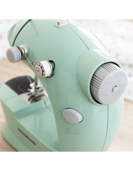 Mini Machine à Coudre Portable avec LED, Coupe-Fil et Accessoires Sewny InnovaGoods