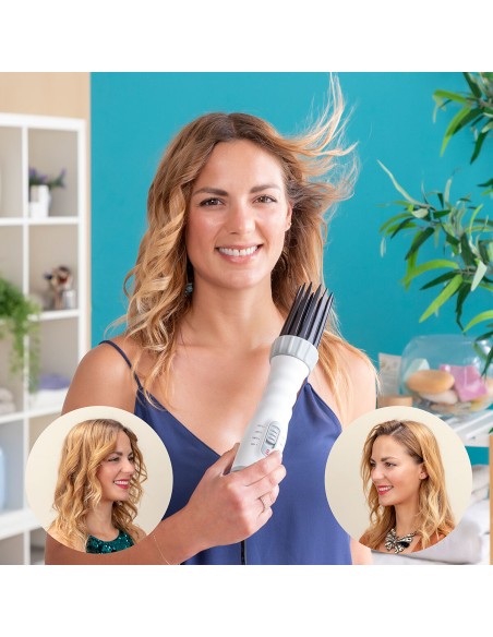 Sèche-cheveux, Brosse Soufflante et Boucleur 3 en 1 Dryple InnovaGoods 550 W