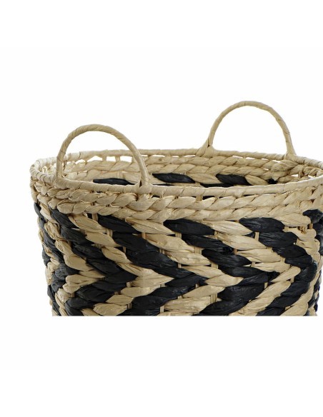 Set de basket DKD Home Decor Fibre (40 x 40 x 35 cm)