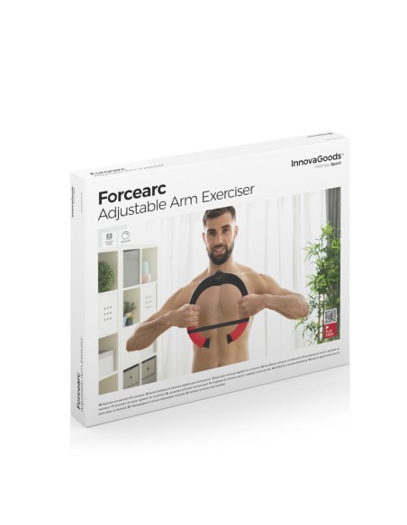 Appareil de Musculation pour Bras Réglable avec Résistance et Guide d´Exercices Forcearc InnovaGoods