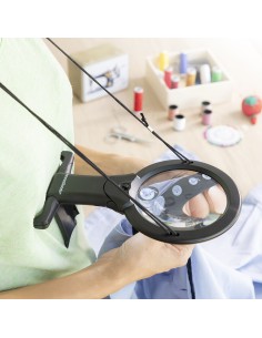 Loupe Mains Libres avec Voyant LED Zooled InnovaGoods