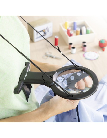 Loupe Mains Libres avec Voyant LED Zooled InnovaGoods