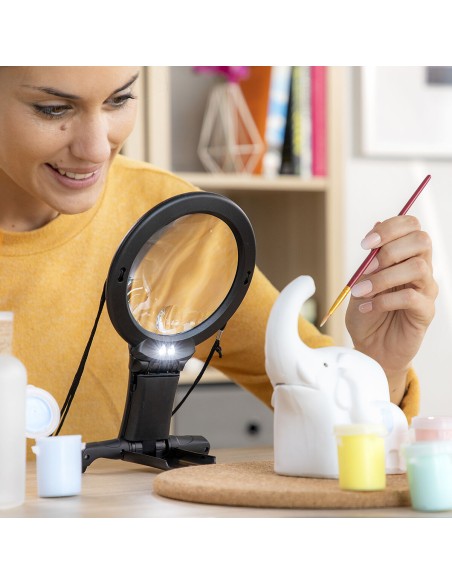 Loupe Mains Libres avec Voyant LED Zooled InnovaGoods