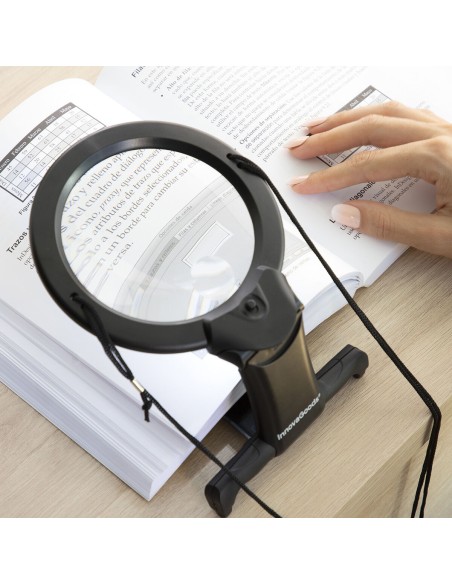 Loupe Mains Libres avec Voyant LED Zooled InnovaGoods