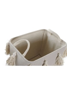 Set de basket DKD Home Decor Polyester Frange (40 x 30 x 30 cm) 2