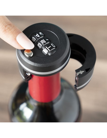 Serrure Bouchon pour Bouteilles de Vin Botlock InnovaGoods