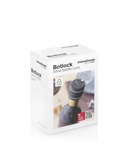 Serrure Bouchon pour Bouteilles de Vin Botlock InnovaGoods