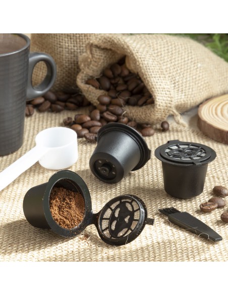 Jeu de 3 Capsules à Café Réutilisables Recoff InnovaGoods