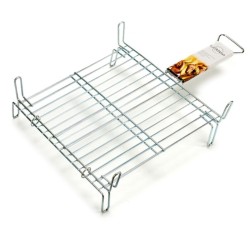 Grill Double 40 x 40 cm Acier zingué (5 Unités) 2