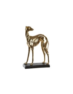 Figurine Décorative DKD Home Decor 44,5 x 17 x 65,5 cm Noir Doré Chien