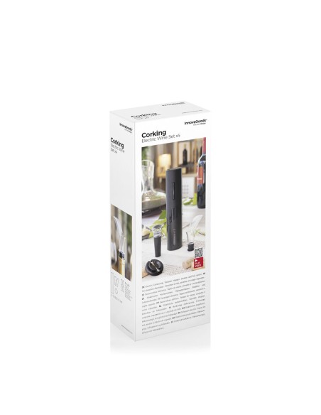Tire-bouchon Électrique avec Accessoires pour le Vin Corking InnovaGoods