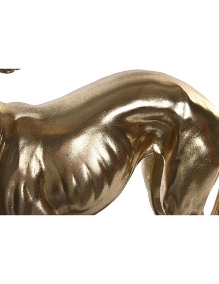Figurine Décorative DKD Home Decor 44,5 x 17 x 65,5 cm Noir Doré Chien