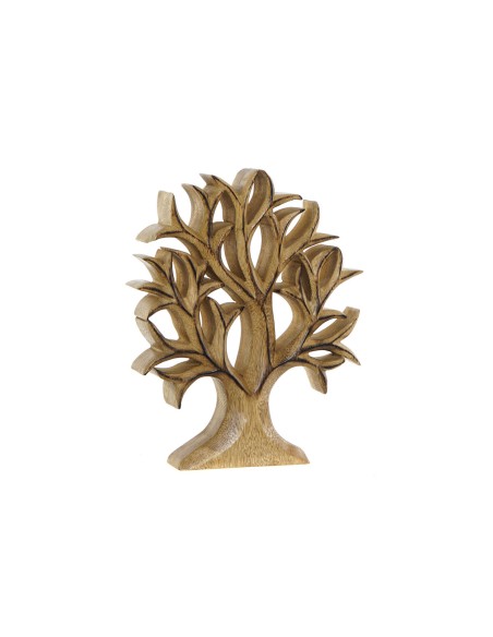 Figurine Décorative DKD Home Decor 25 x 4 x 30 cm Naturel Arbre (1 Unités)