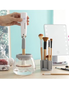 Nettoyeur et Séchoir Automatique pour Pinceaux de Maquillage Maklin InnovaGoods